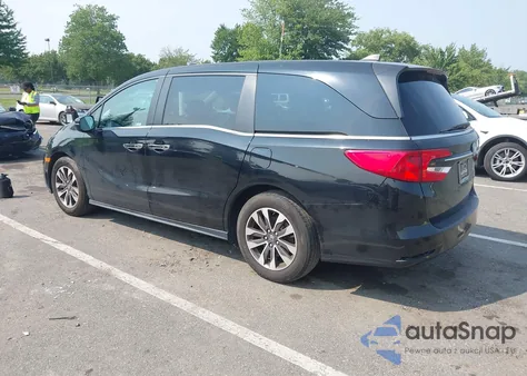 2022 Honda Odyssey Ex-L from USA, damaged, VIN 5FNRL6H77NB031189